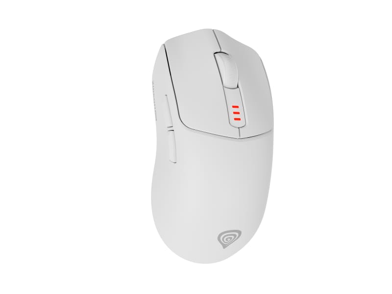 Mouse Gaming GENESIS Zircon 500 Wireless 10000 DPI Alb