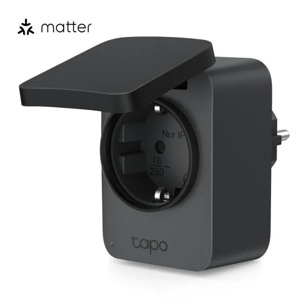 Priză inteligentă TP-LINK Tapo P410M Wi-Fi Exterior Matter IP54 - imagine 12