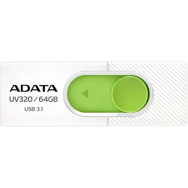 Memorie USB ADATA UV320 64GB USB 3.1 Alb/Verde
