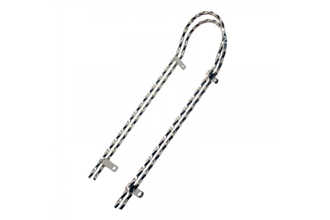Sissy Bar Suport Sa Bicicleta Otel Crom 18 Inch