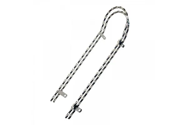 Sissy Bar Suport Sa Bicicleta Otel Crom 18 Inch