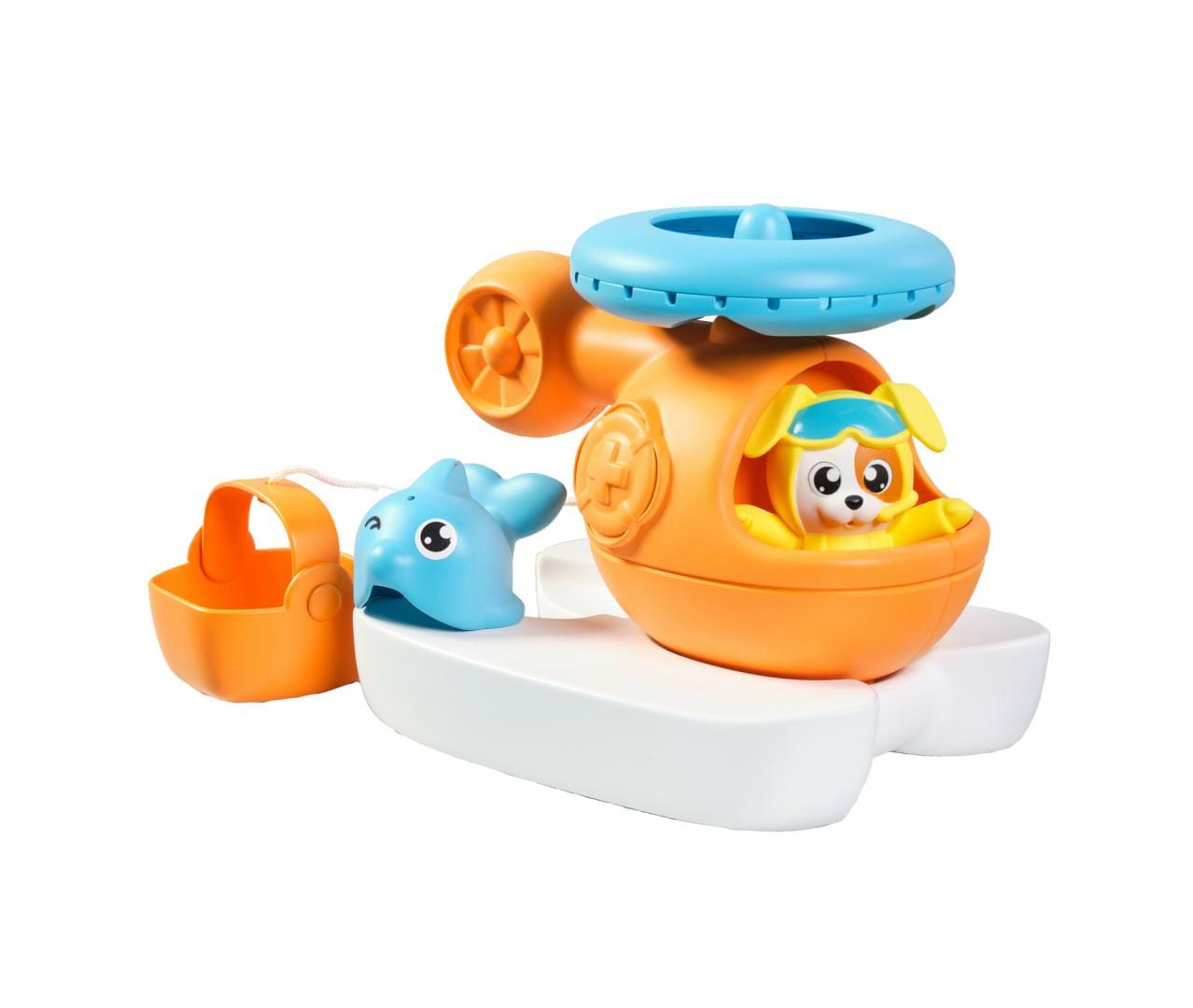 Jucărie de Baie TOMY Elicopter de Salvare Unisex 12 luni+
