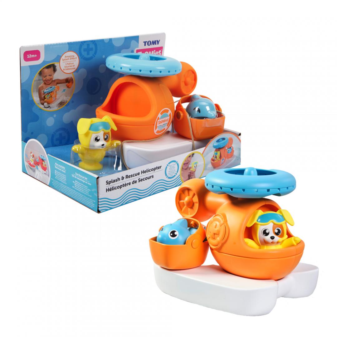 Jucărie de Baie TOMY Elicopter de Salvare Unisex 12 luni+ - imagine 2