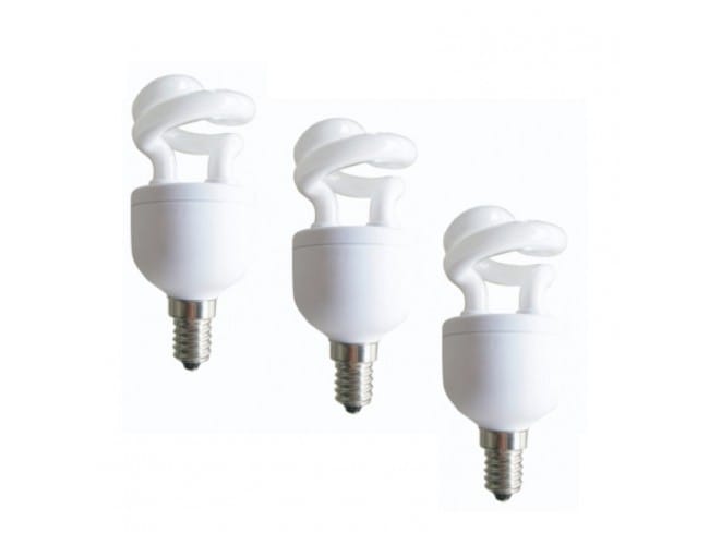 Set 3 becuri Fluorescent PANASONIC EFD5E27HDE14E-3 5W E27 Spirala Alb Cald
