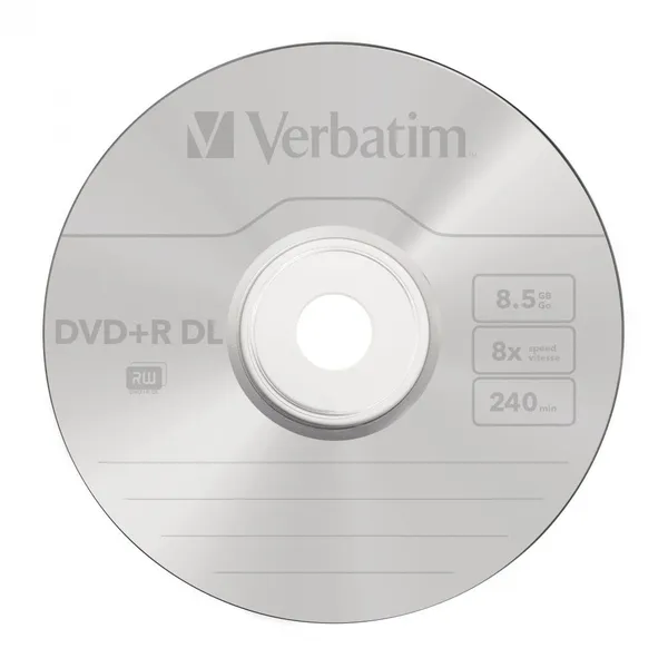 Discuri DVD+R VERBATIM Double Layer 8.5GB 8x 50 buc Spindle - imagine 3