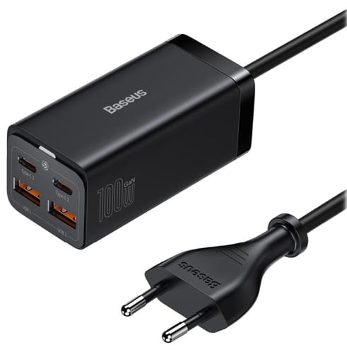 Încărcător de Rețea BASEUS GaN3 Pro 100W 4 Porturi CCGP000101