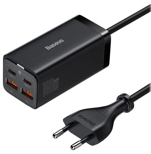 Încărcător de Rețea BASEUS GaN3 Pro 100W 4 Porturi CCGP000101