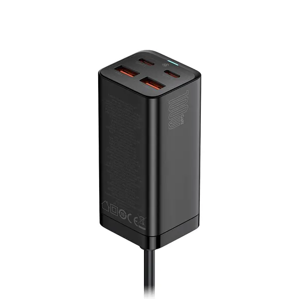 Încărcător de Rețea BASEUS GaN3 Pro 100W 4 Porturi CCGP000101 - imagine 3