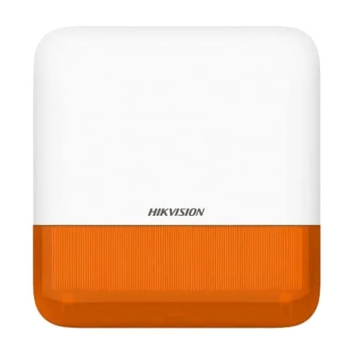 Sirenă Exterior HIKVISION DS-PS1-E-WE-O AX PRO Wireless Portocaliu
