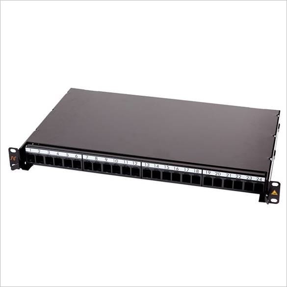 Patch Panel NEXANS LANmark FO 24 Porturi Snap-in Negru