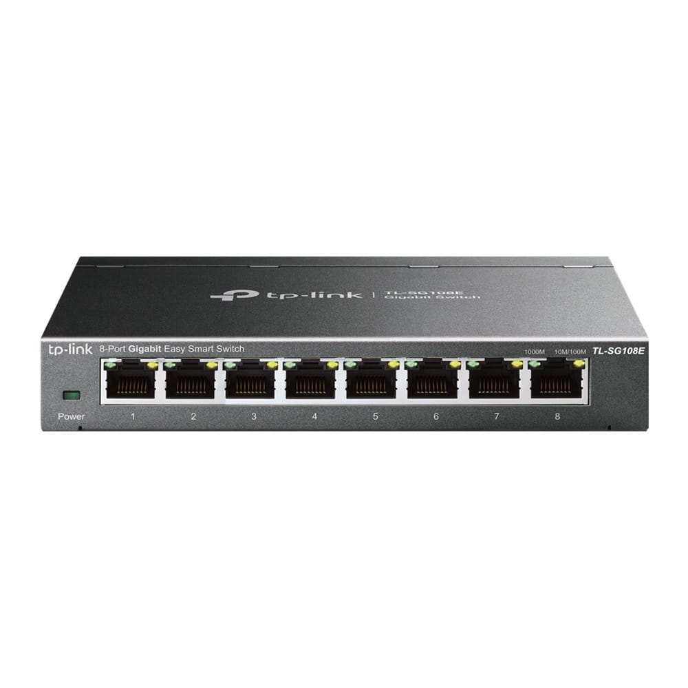 Switch TP-LINK TL-SG108E 8 Porturi Gigabit Easy Smart Managed