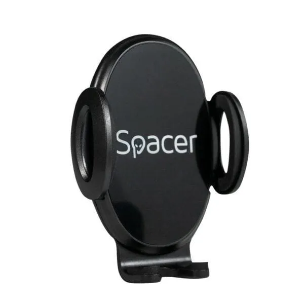 Suport auto SPACER SPCH-GRV-CLIPS Smartphone Negru