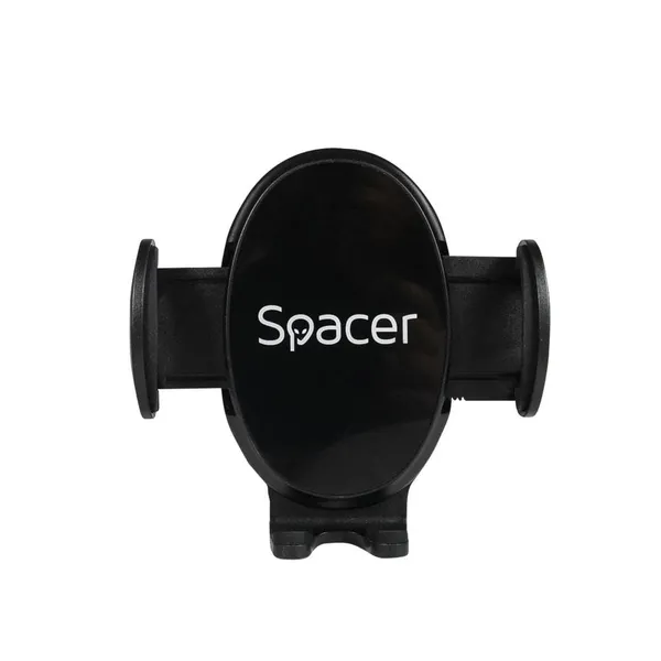 Suport auto SPACER SPCH-GRV-CLIPS Smartphone Negru - imagine 2