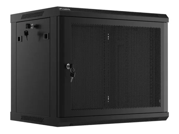 Dulap Rack Perete LANBERG 9U 19 inch 600x450 mm Negru WF01-6409-23B