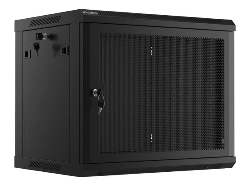 Dulap Rack Perete LANBERG 9U 19 inch 600x450 mm Negru WF01-6409-23B