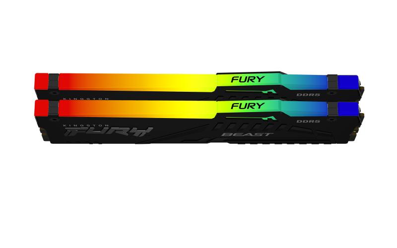 Memorie RAM KINGSTON FURY Beast RGB 64GB DDR5 6000MHz CL30 - imagine 3