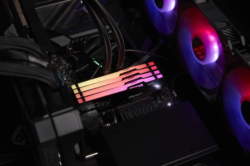 Memorie RAM KINGSTON FURY Beast RGB 64GB DDR5 6000MHz CL30 - imagine 9