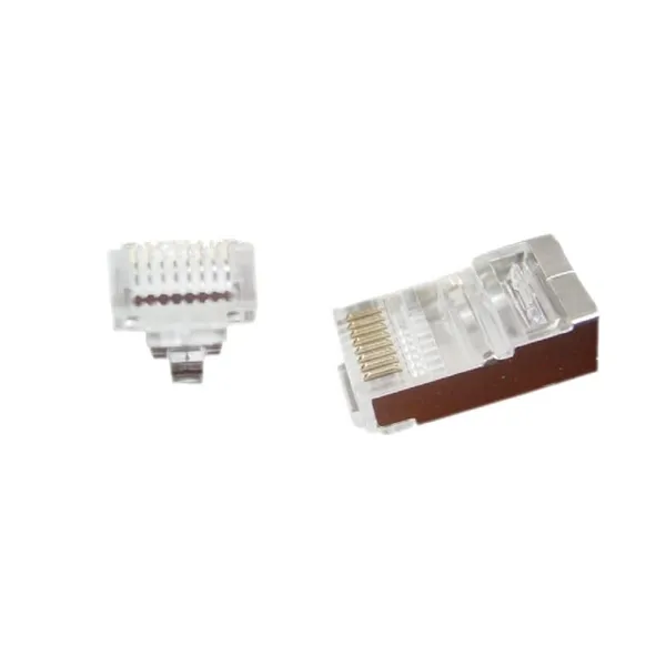 Mufă RJ-45 GEMBIRD LC-PTF-01/10 Pass-through FTP 10 Bucăți