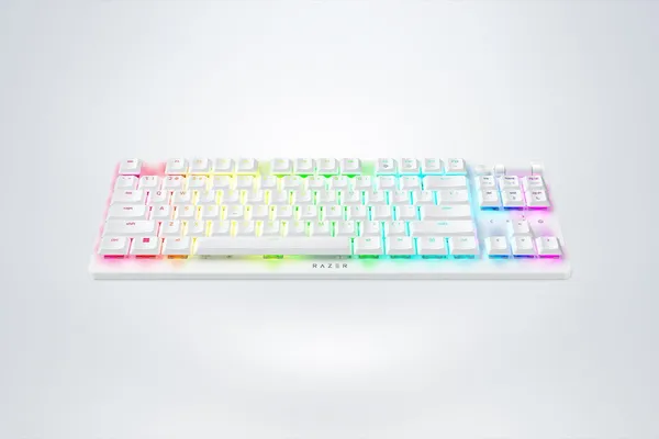 Tastatură RAZER DeathStalker V2 Pro TKL Red Switch Alb US - imagine 3