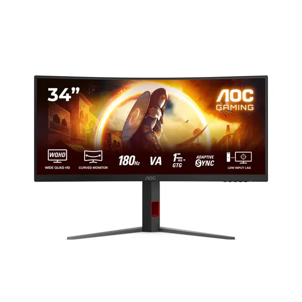 Monitor AOC CU34G4 34" 3440x1440 180Hz Curved VA