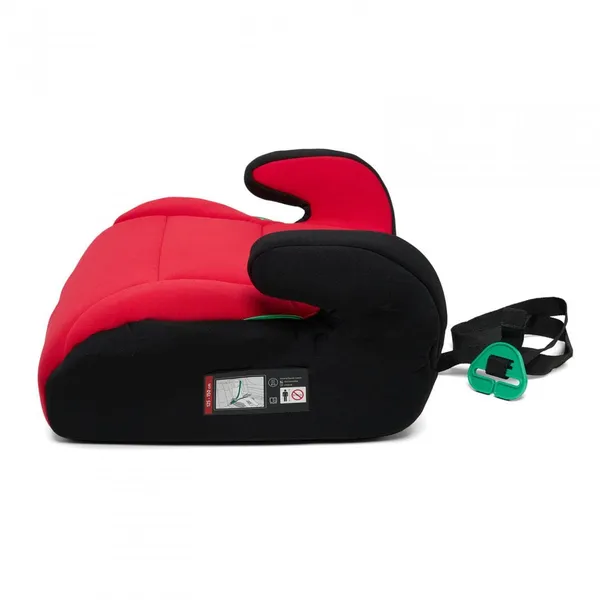 Înălțător Auto U-GROW 125-150 cm R129 Isofix Negru-Roșu
