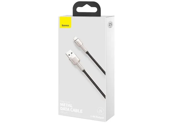 Cablu BASEUS CALJK-01 USB-Lightning 0.25m Negru - imagine 6