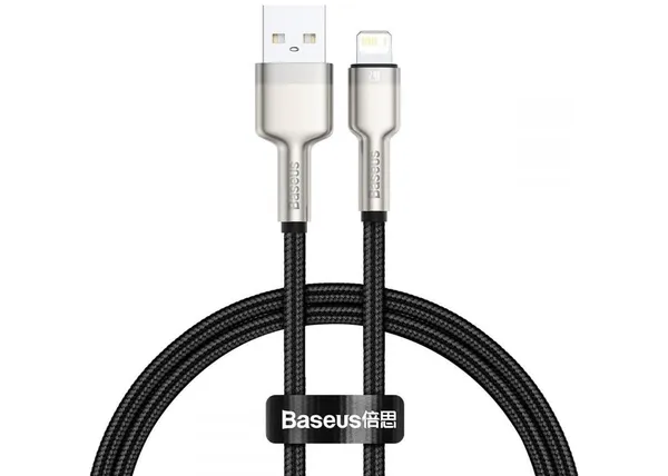 Cablu BASEUS CALJK-01 USB-Lightning 0.25m Negru - imagine 5