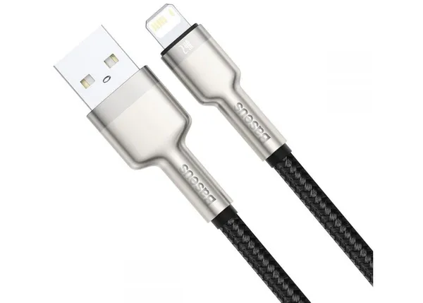 Cablu BASEUS CALJK-01 USB-Lightning 0.25m Negru - imagine 4