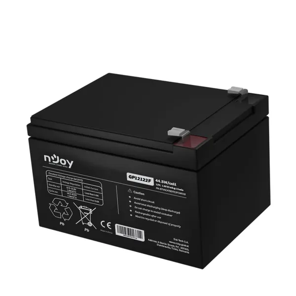Acumulator NJOY GP12122F 12V AGM Negru