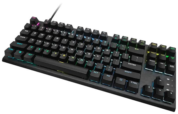 Tastatură PC CORSAIR CH-911D01A-NA TKL 87 taste Iluminată Negru - imagine 5