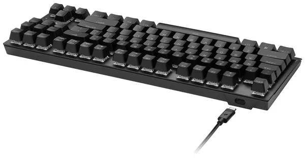Tastatură PC CORSAIR CH-911D01A-NA TKL 87 taste Iluminată Negru - imagine 7