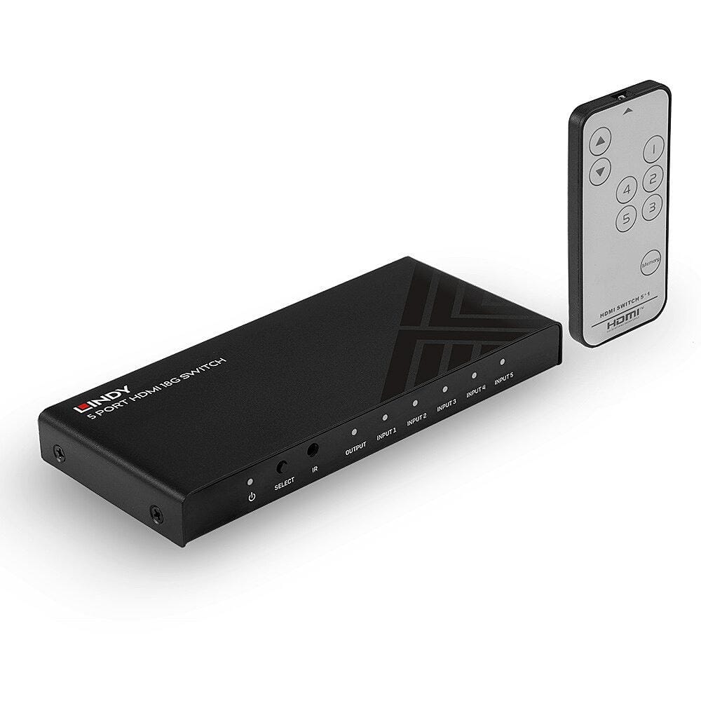 Switch HDMI LINDY 5 Porturi 18G LY-38233