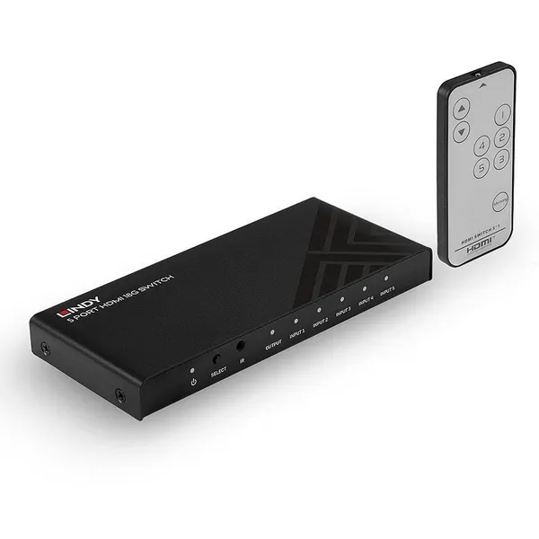Switch HDMI LINDY 5 Porturi 18G LY-38233