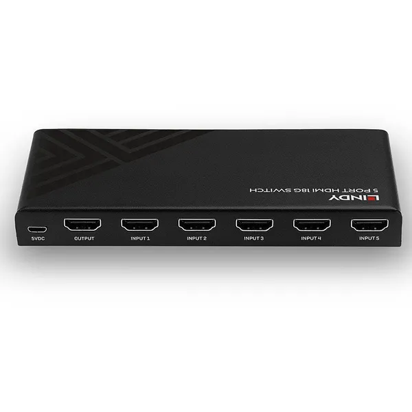 Switch HDMI LINDY 5 Porturi 18G LY-38233 - imagine 2