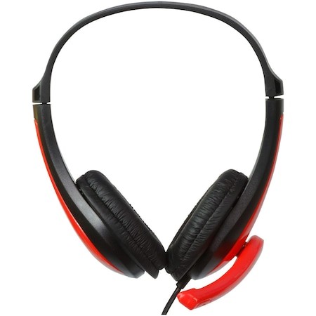 Căști SPACER SPK-507 cu fir Jack 3.5mm Negru Roșu - imagine 3
