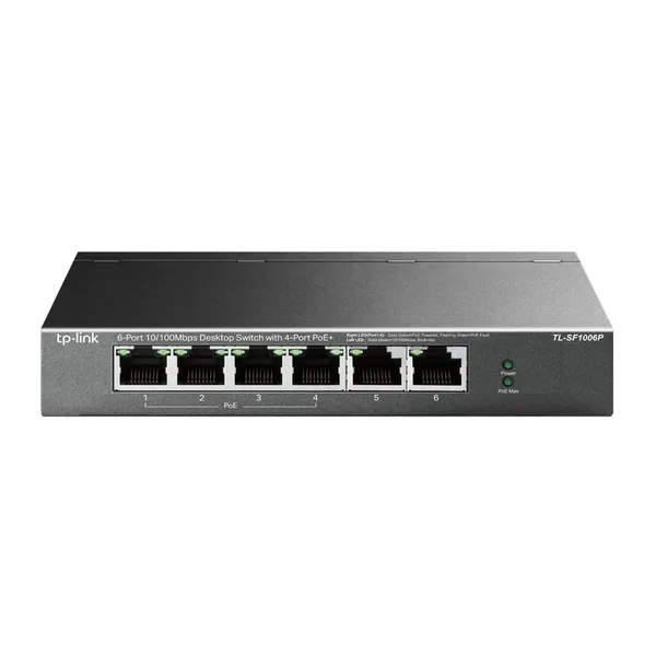 Switch TP-LINK TL-SF1006P 6 Porturi 10/100 Mbps PoE+