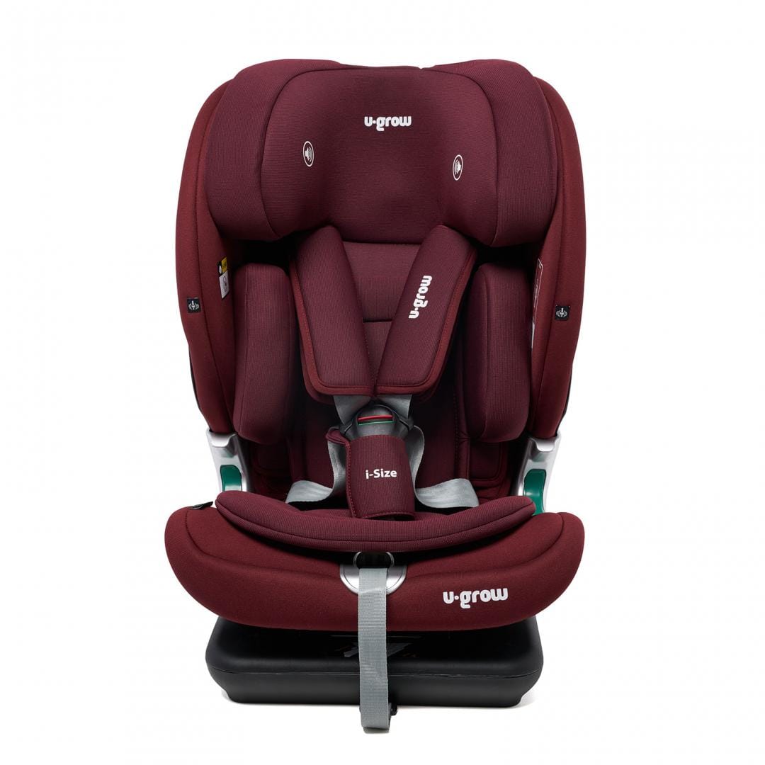 Scaun Auto U-GROW Goldfix Plus I-Size Isofix Roșu