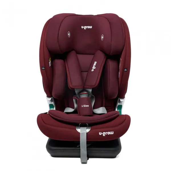 Scaun Auto U-GROW Goldfix Plus I-Size Isofix Roșu