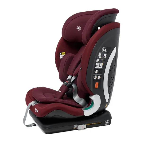 Scaun Auto U-GROW Goldfix Plus I-Size Isofix Roșu - imagine 4