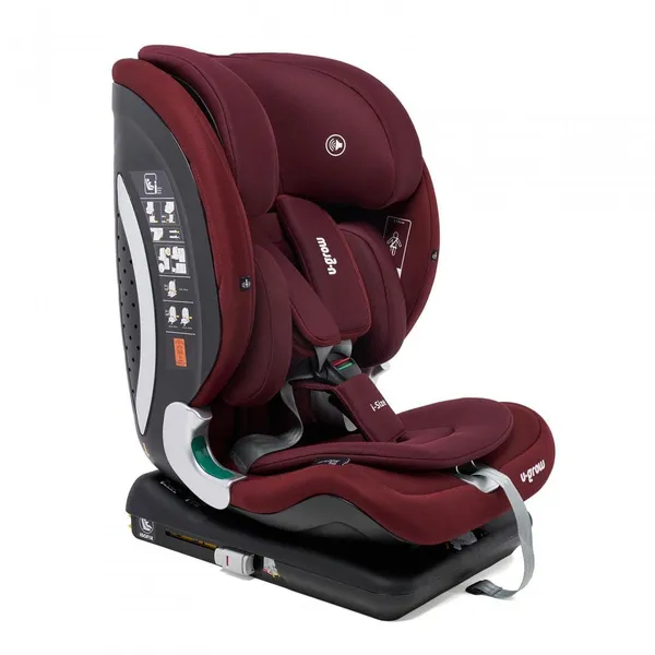 Scaun Auto U-GROW Goldfix Plus I-Size Isofix Roșu - imagine 5