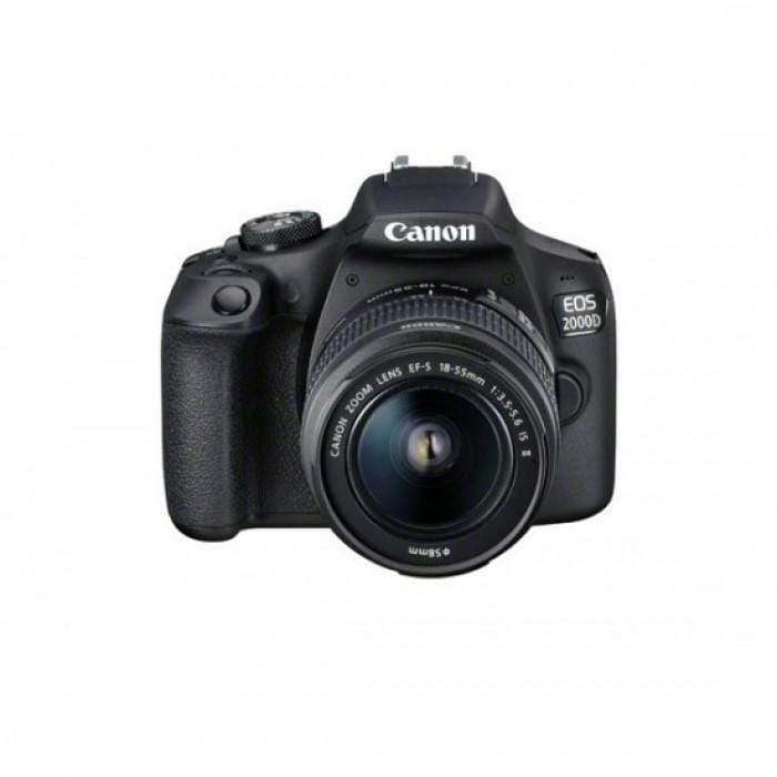 Camera Foto CANON EOS-2000D Kit Obiectiv EF-S 18-55mm 24.1MP