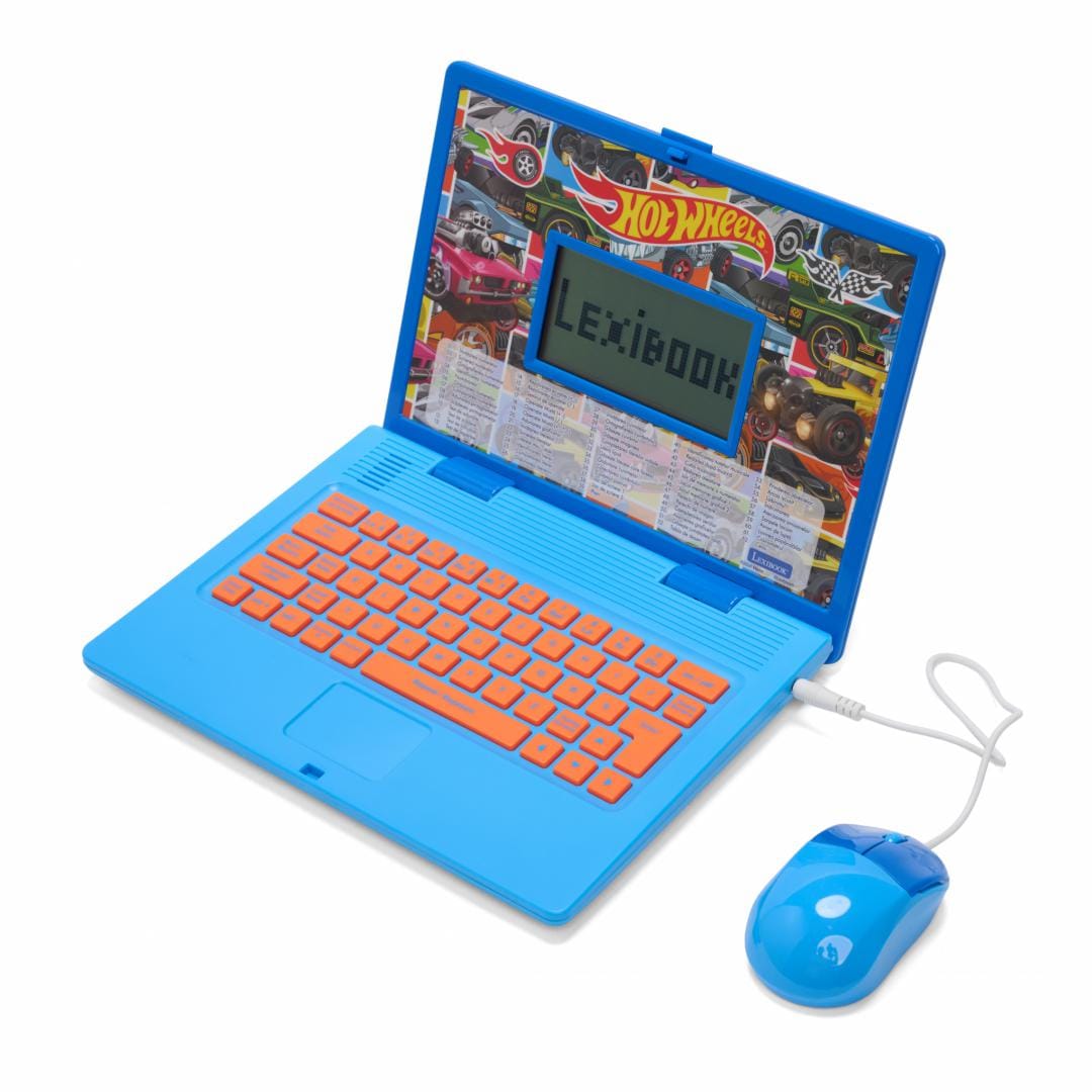Laptop Educațional LEXIBOOK Hot Wheels Bilingv EN/RO
