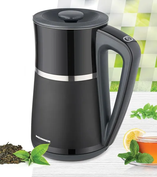 Fierbător Electric Digital HEINNER HEK-D22002WBK 1.7L Negru