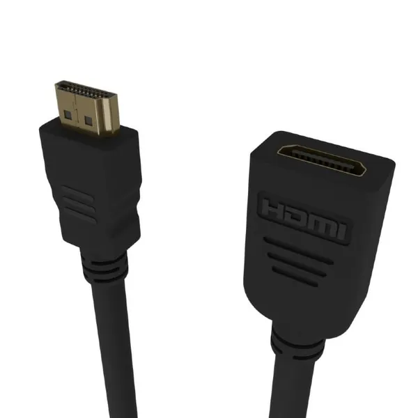 Cablu HDMI GEMBIRD Prelungitor CC-HDMI4X-6 1.8m 4K Negru - imagine 2