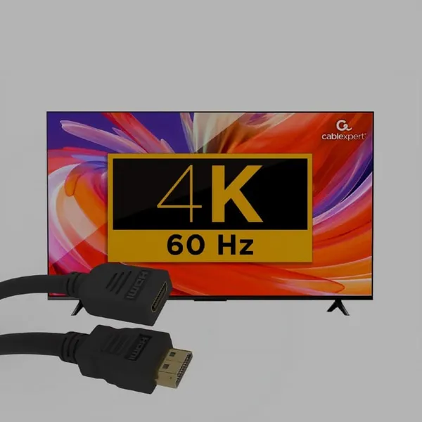 Cablu HDMI GEMBIRD Prelungitor CC-HDMI4X-6 1.8m 4K Negru - imagine 3