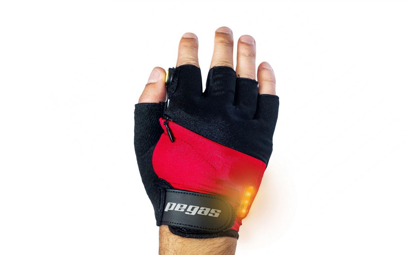 Mănuși PEGAS F21-ST2 LED XXXL Roșu