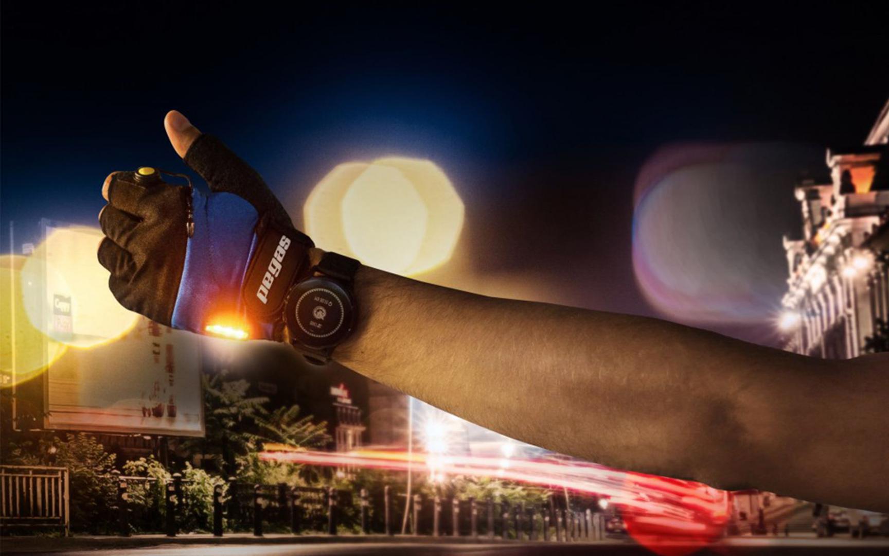 Mănuși PEGAS F21-ST2 LED XXXL Roșu - imagine 2