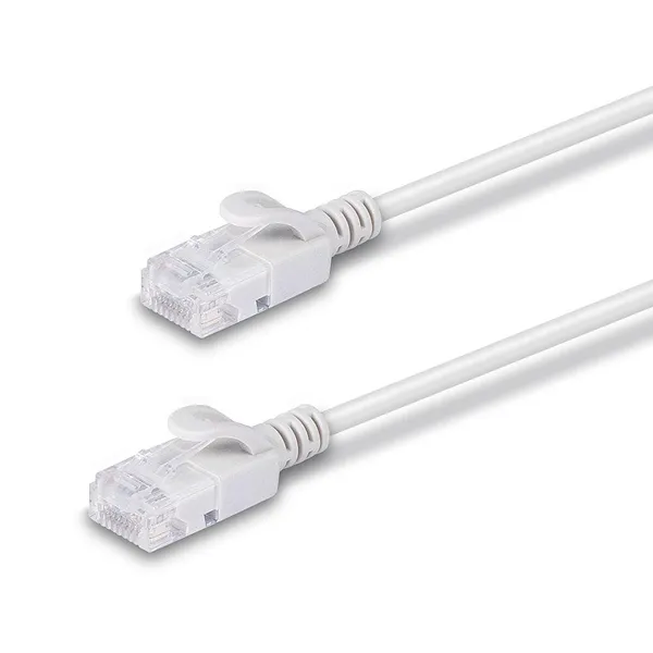 Cablu Rețea LINDY Ultraslim 2m Cat.6 UTP Alb LY-47584 - imagine 5