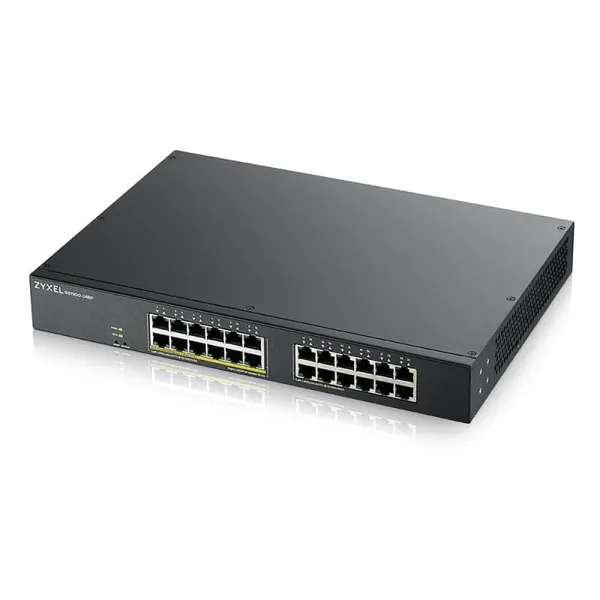 Switch PoE ZYXEL GS1900-24EP 24 Porturi Gigabit Administrabil Rackabil - imagine 2