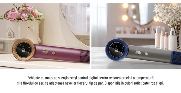 Uscător de păr HEINNER HHD-H17DBLDC-PP 1700W Mov